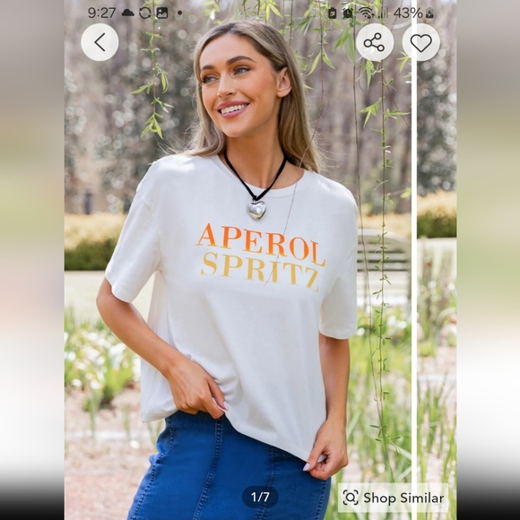 Cupshe graphic t-shirt - Picture 1 of 2